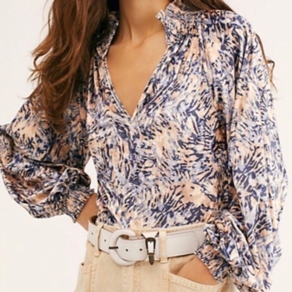Free People Go Get ‘Em Blouse XS